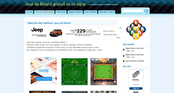 Desktop Screenshot of jeux-billard-gratuit.fr